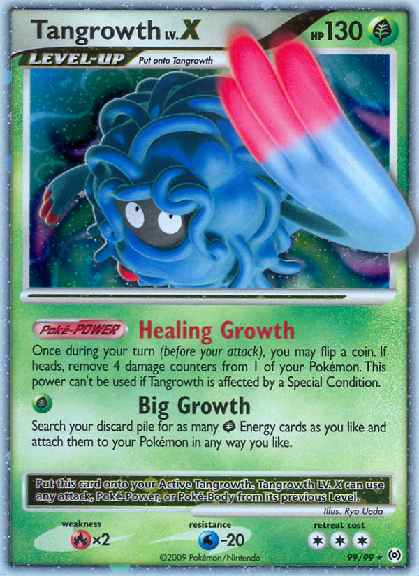 Tangrowth LV.X Pokémon kartı, Arceus, AR #99