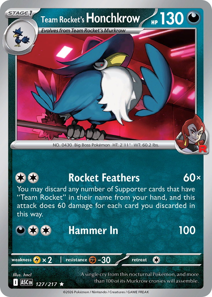 Team Rocket's Honchkrow