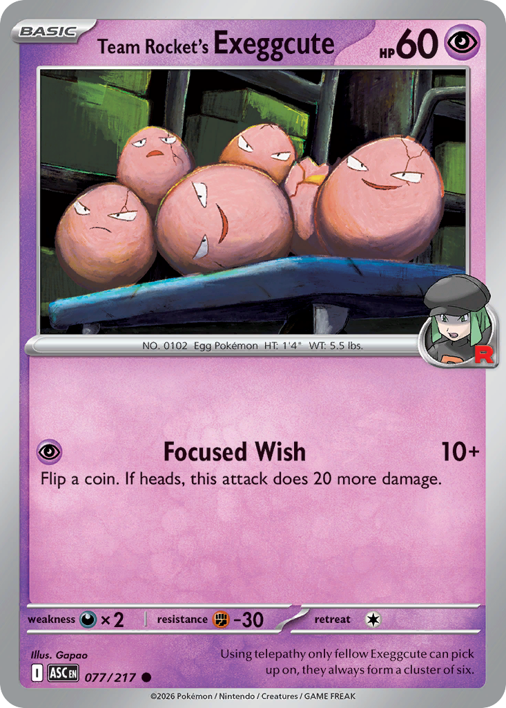 Team Rocket's Exeggcute