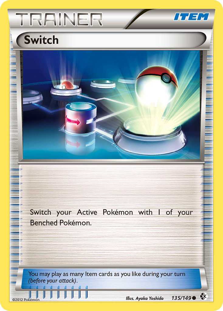 Switch Pokémon card, Boundaries Crossed, BCR #135