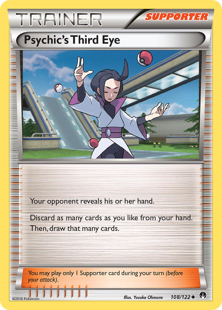 Psychic's Third Eye Pokémon kartı, BREAKpoint, BKP #108