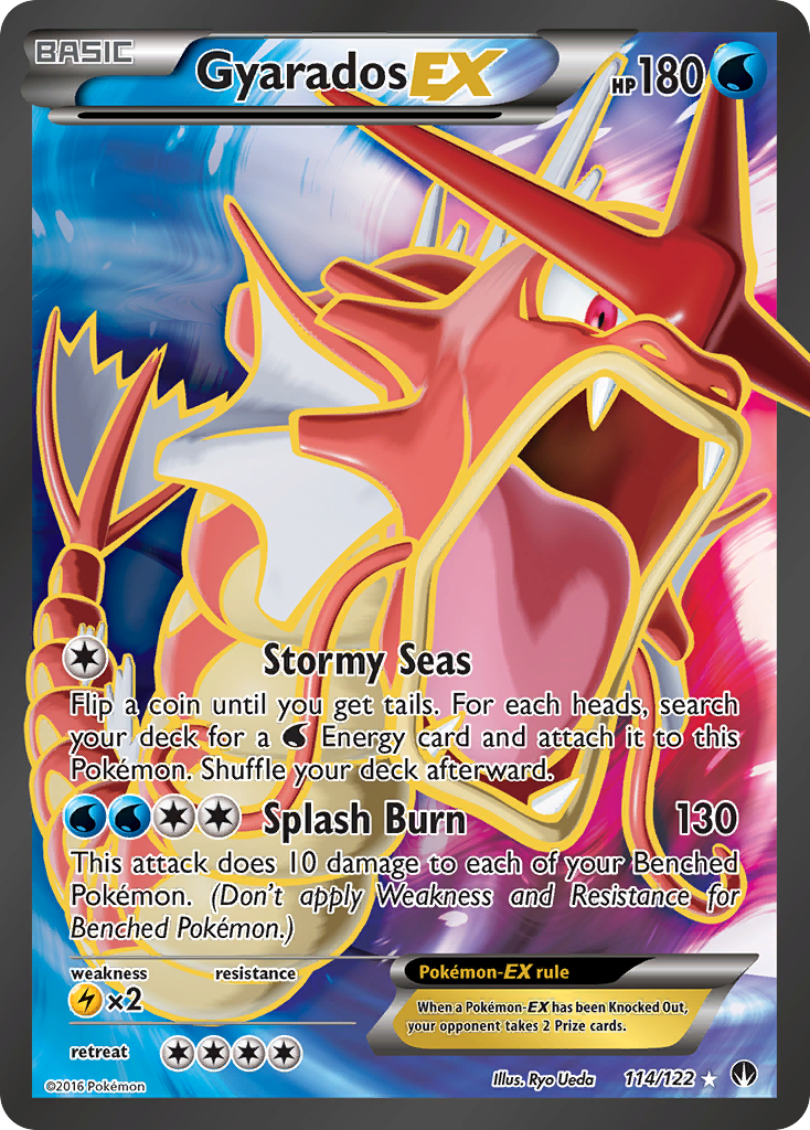Gyarados-EX Pokémon kartı, BREAKpoint, BKP #114