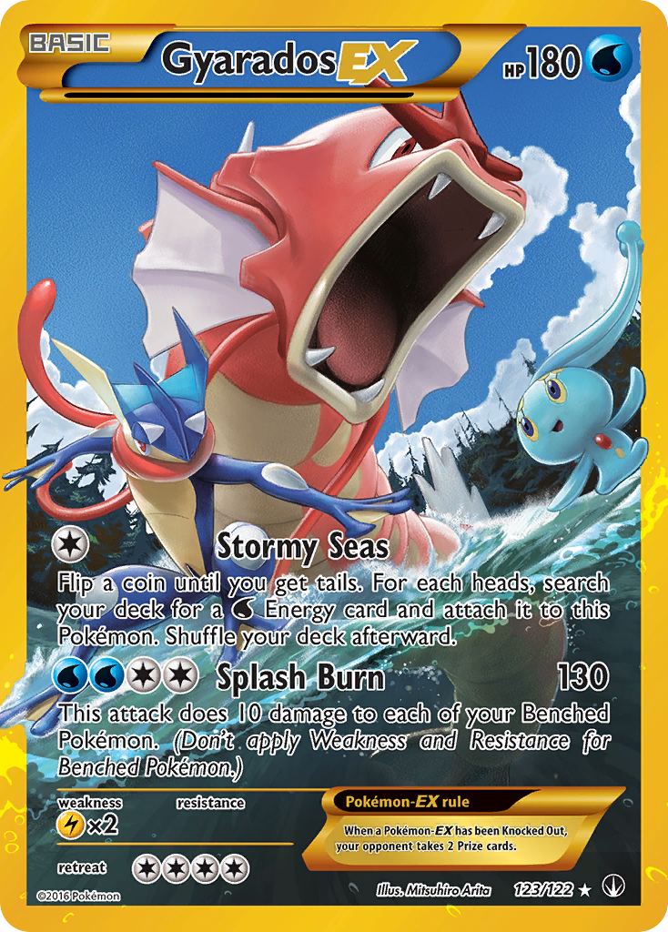 Gyarados-EX Pokémon kartı, BREAKpoint, BKP #123