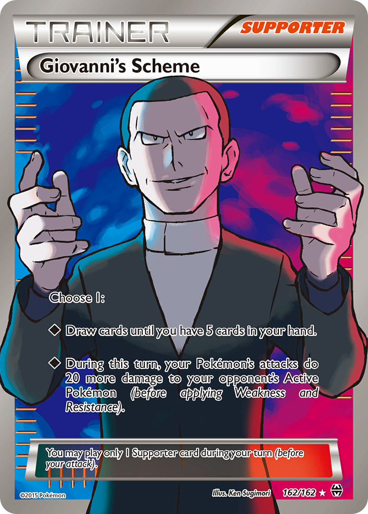 Giovanni's Scheme Pokémon card, BREAKthrough, BKT #162