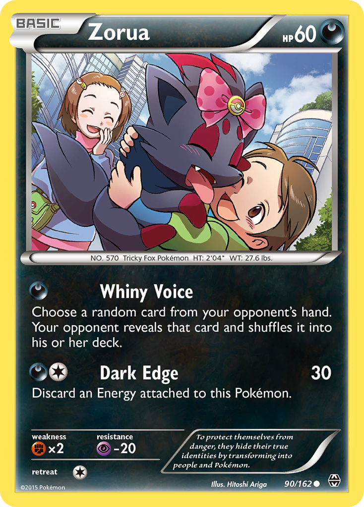 Zorua Pokémon kartı, BREAKthrough, BKT #90