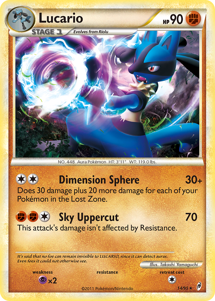 Lucario Pokémon kartı, Call of Legends, CL #14