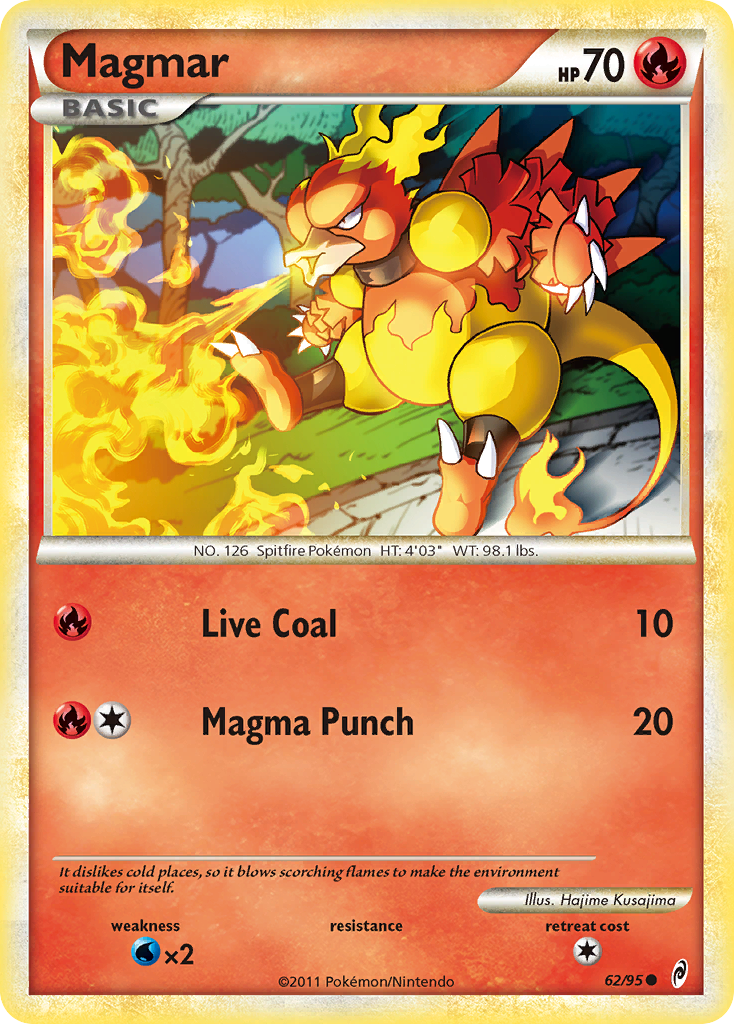 Magmar Pokémon kartı, Call of Legends, CL #62