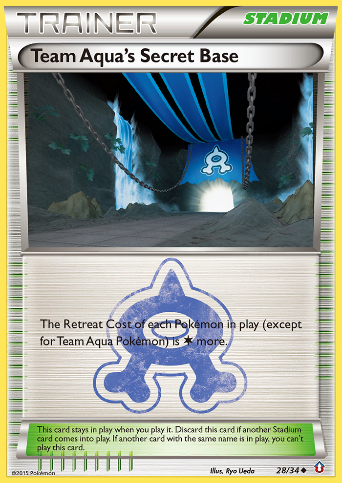Team Aqua's Secret Base Pokémon kartı, Double Crisis, DCR #28