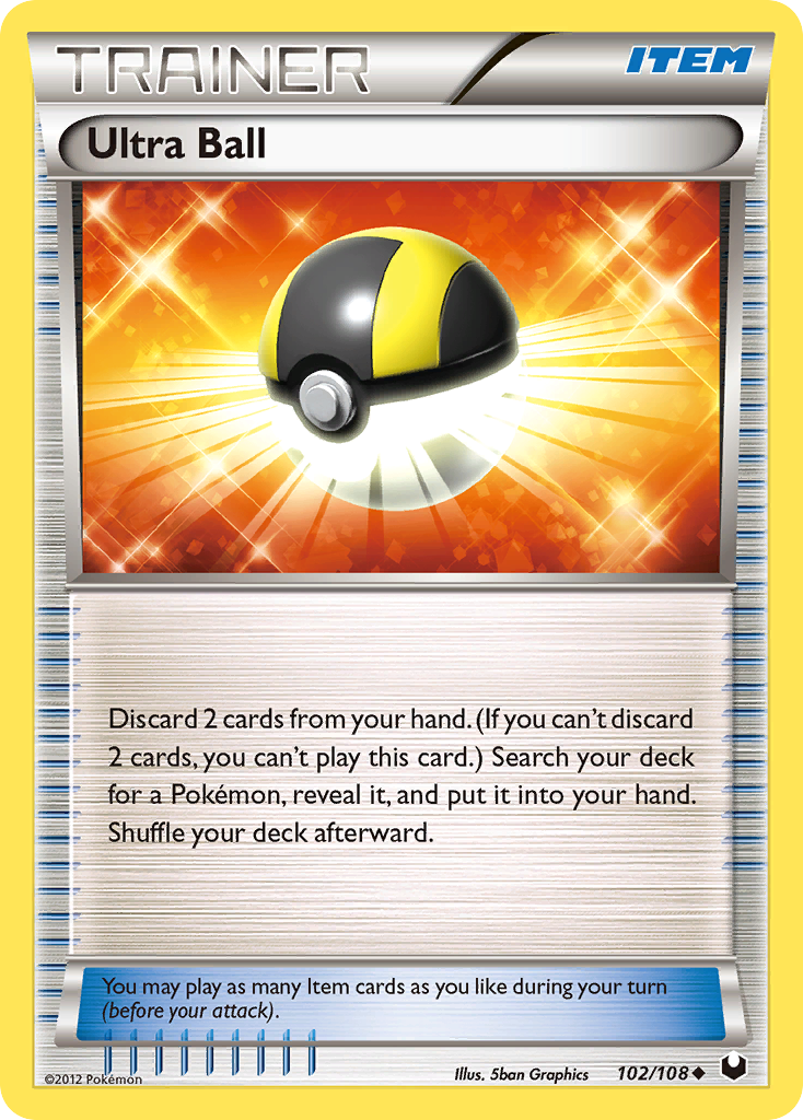 Ultra Ball Pokémon kartı, Dark Explorers, DEX #102