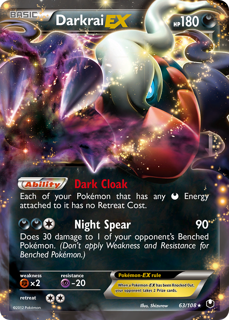 Darkrai-EX Pokémon kartı, Dark Explorers, DEX #63