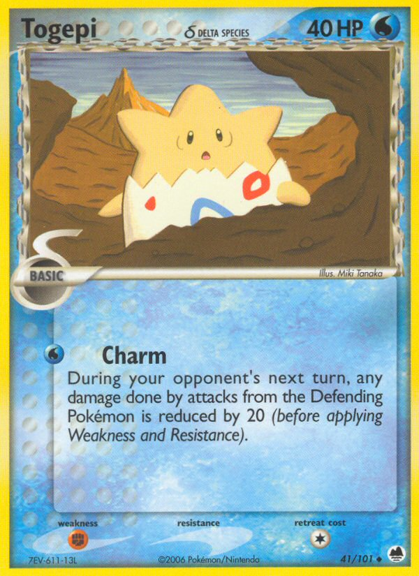 Togepi δ Pokémon kartı, Dragon Frontiers, DF #41