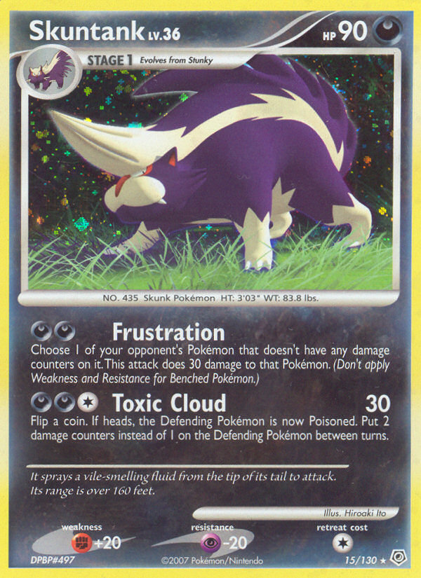 Skuntank Pokémon kartı, Diamond & Pearl, DP #15