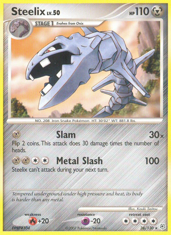 Steelix Pokémon kartı, Diamond & Pearl, DP #38