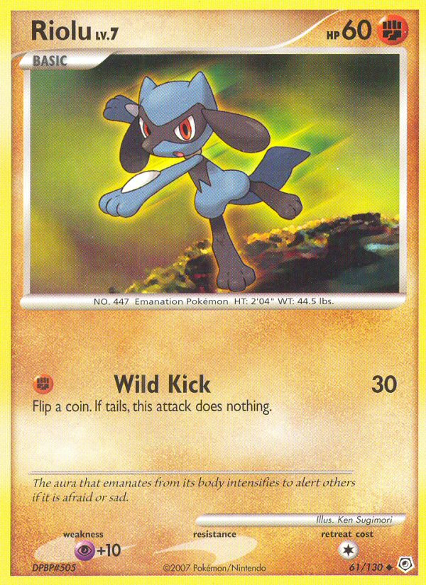 Riolu Pokémon kartı, Diamond & Pearl, DP #61