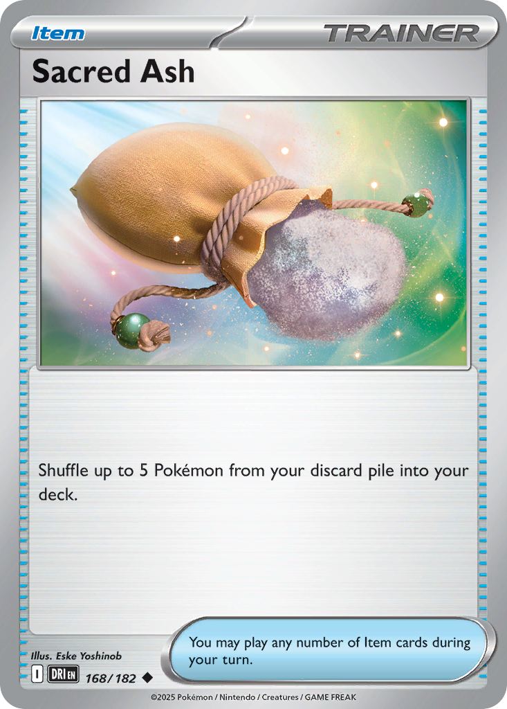 Sacred Ash Pokémon kartı, Destined Rivals, DRI #168