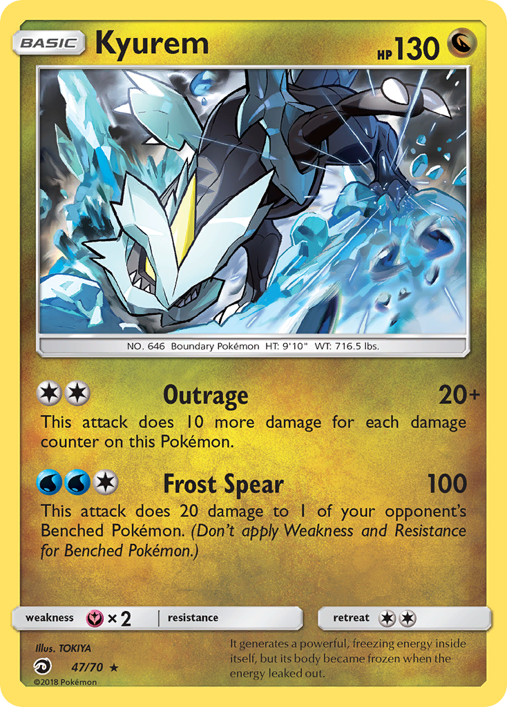 Kyurem Pokémon kartı, Dragon Majesty, DRM #47