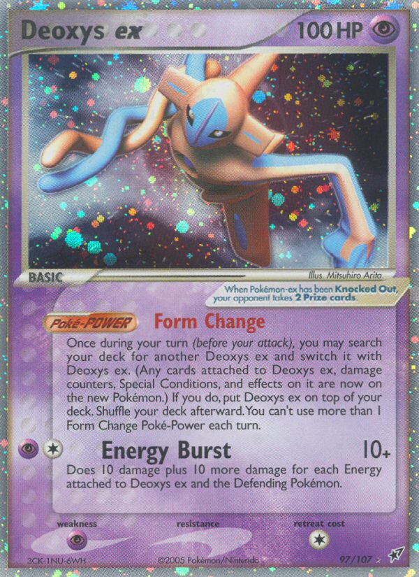 Deoxys ex Pokémon kartı, Deoxys, DX #97