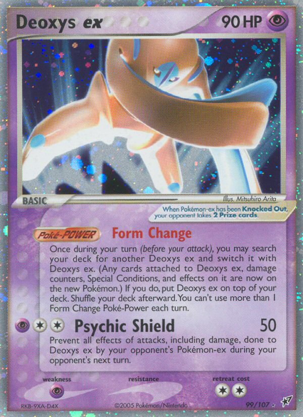 Deoxys ex Pokémon kartı, Deoxys, DX #99