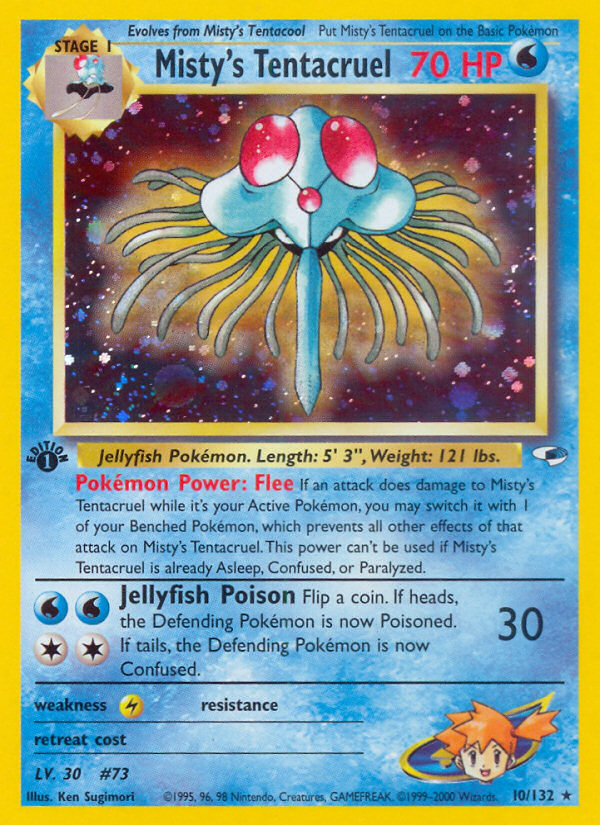 Misty's Tentacruel Pokémon kartı, Gym Heroes, G1 #10