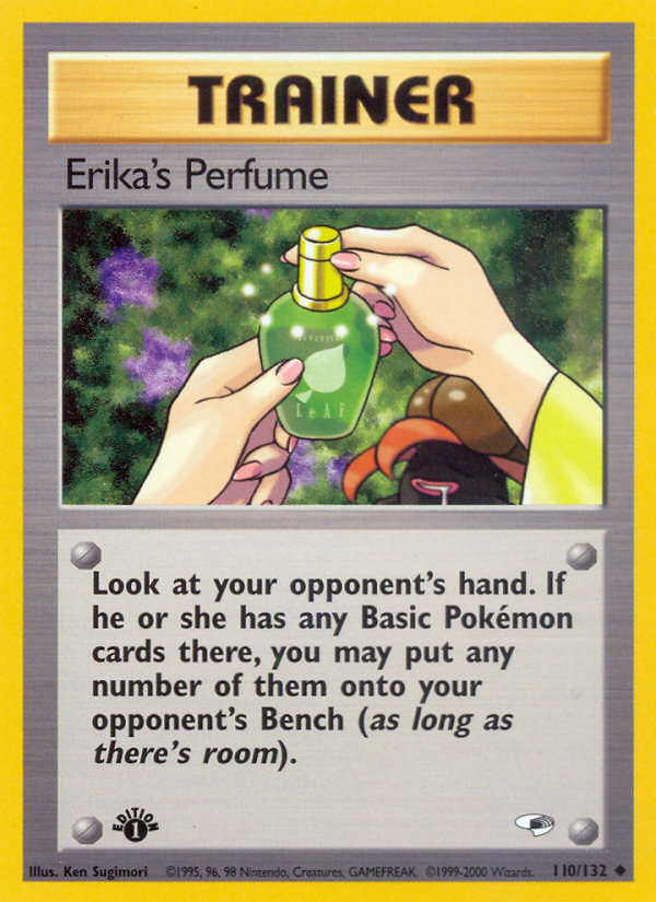 Erika's Perfume Pokémon card, Gym Heroes, G1 #110