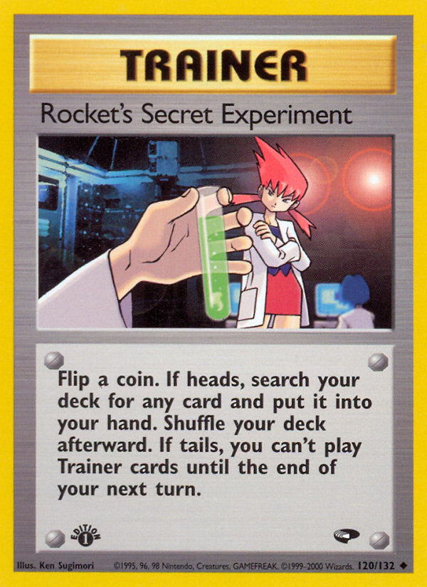 Rocket's Secret Experiment Pokémon card, Gym Challenge, G2 #120