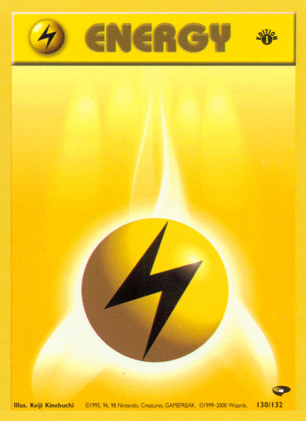 Lightning Energy Pokémon kartı, Gym Challenge, G2 #130
