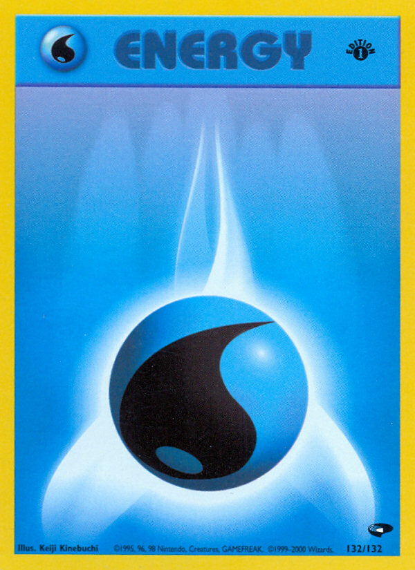 Water Energy Pokémon kartı, Gym Challenge, G2 #132
