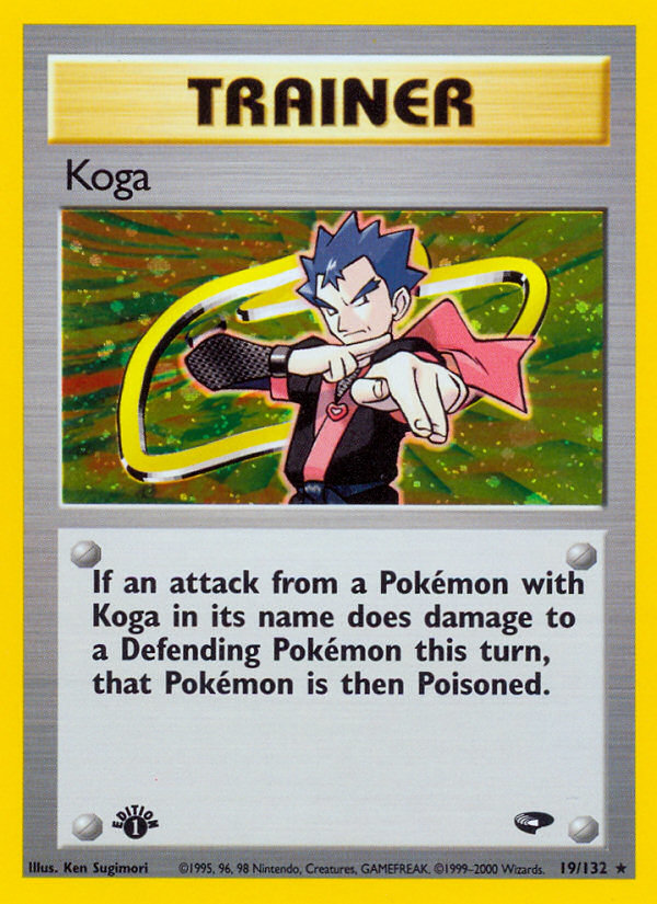 Koga Pokémon card, Gym Challenge, G2 #19