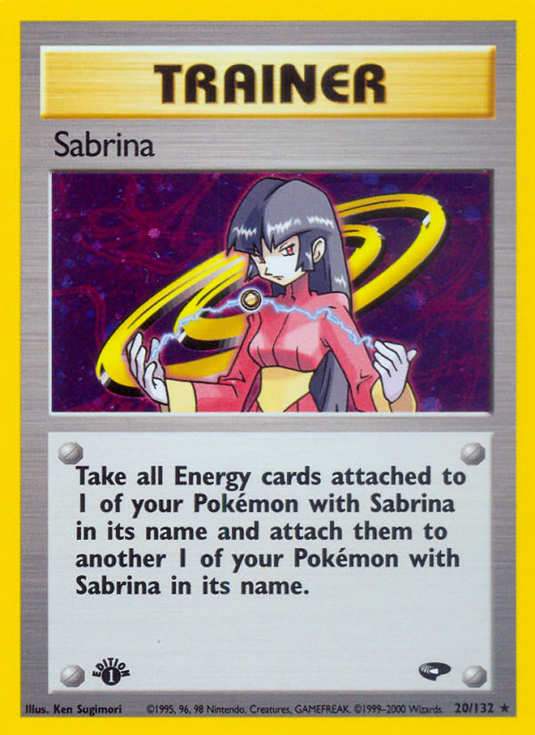 Sabrina Pokémon card, Gym Challenge, G2 #20