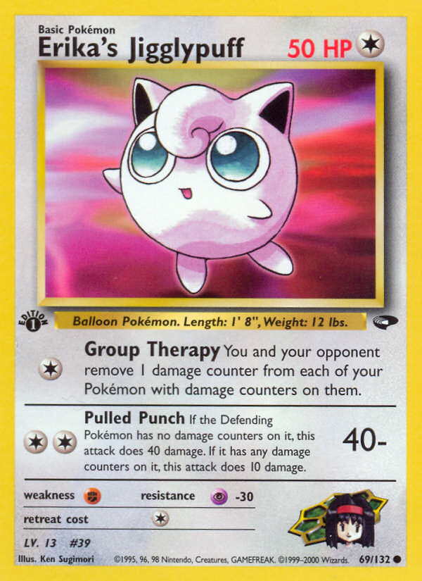 Erika's Jigglypuff Pokémon kartı, Gym Challenge, G2 #69