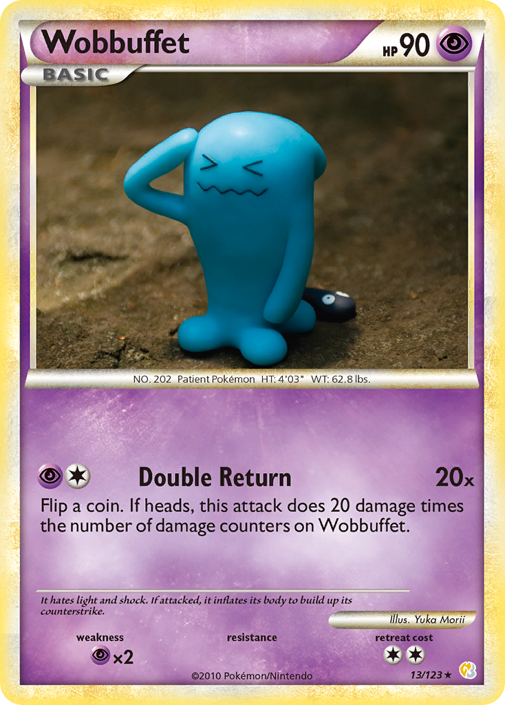 Wobbuffet Pokémon kartı, HeartGold & SoulSilver, HS #13