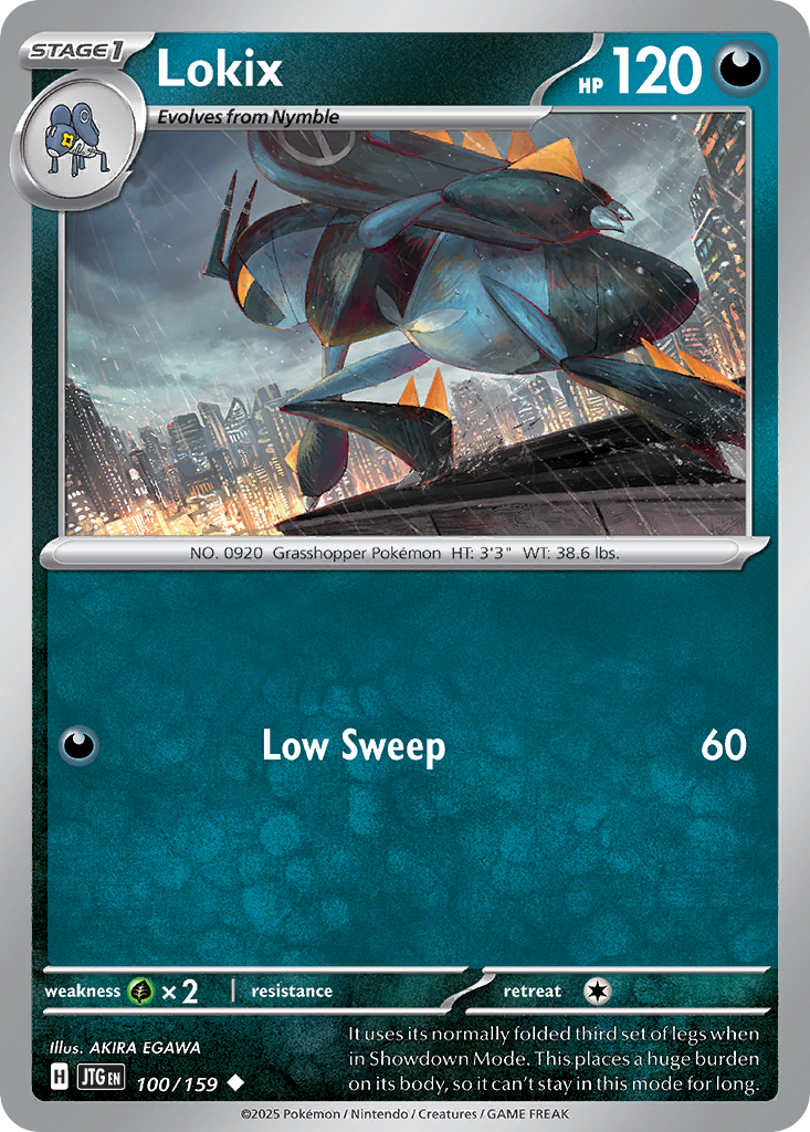 Lokix Pokémon kartı, Journey Together, JTG #100