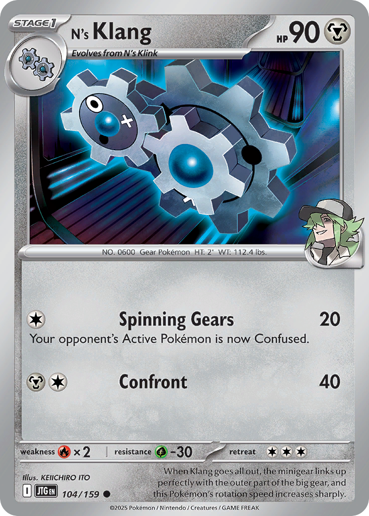 N's Klang Pokémon kartı, Journey Together, JTG #104