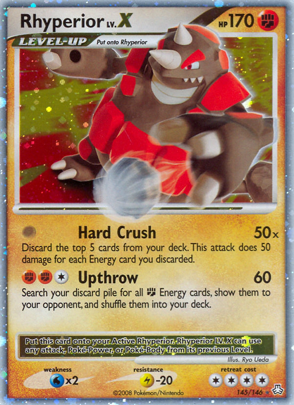 Rhyperior LV.X Pokémon kartı, Legends Awakened, LA #145