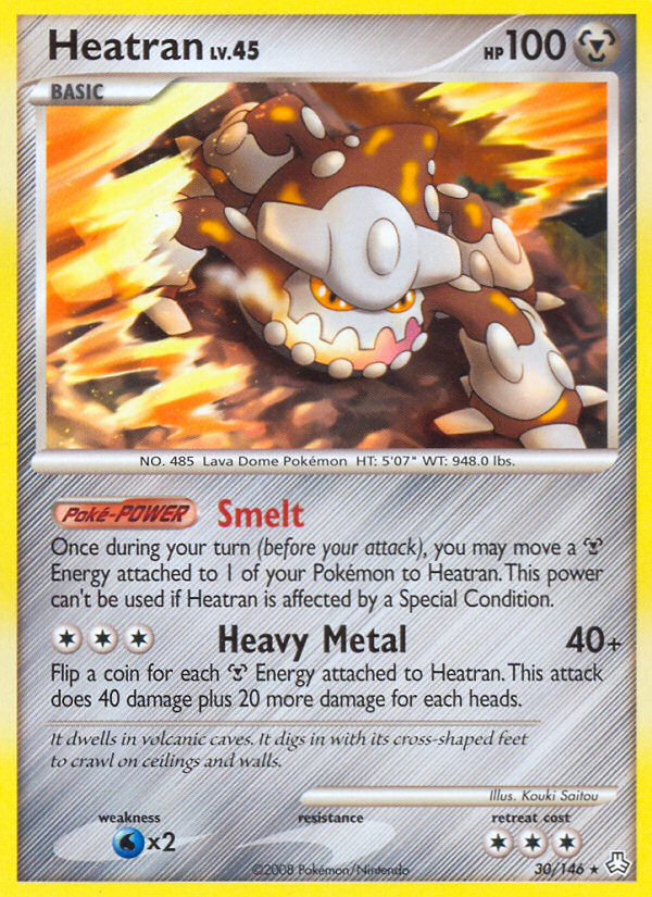 Heatran Pokémon kartı, Legends Awakened, LA #30