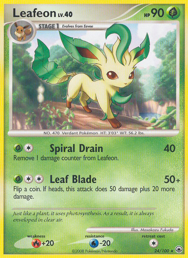 Leafeon Pokémon kartı, Majestic Dawn, MD #24