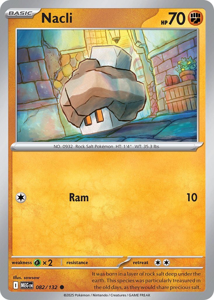 Nacli Pokémon kartı, Mega Evolution, MEG #82
