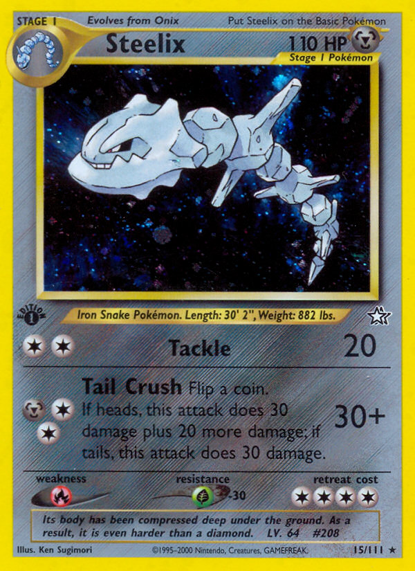 Steelix Pokémon kartı, Neo Genesis, N1 #15