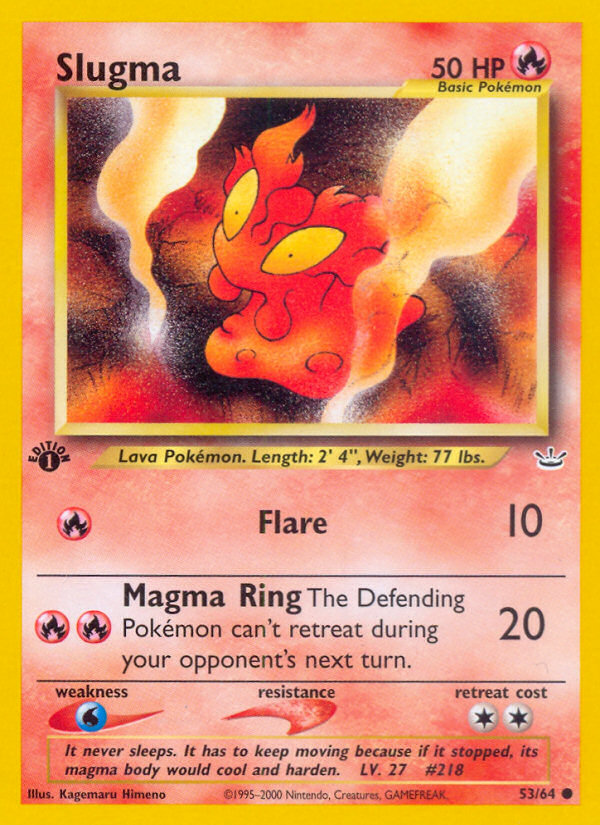 Slugma Pokémon kartı, Neo Revelation, N3 #53