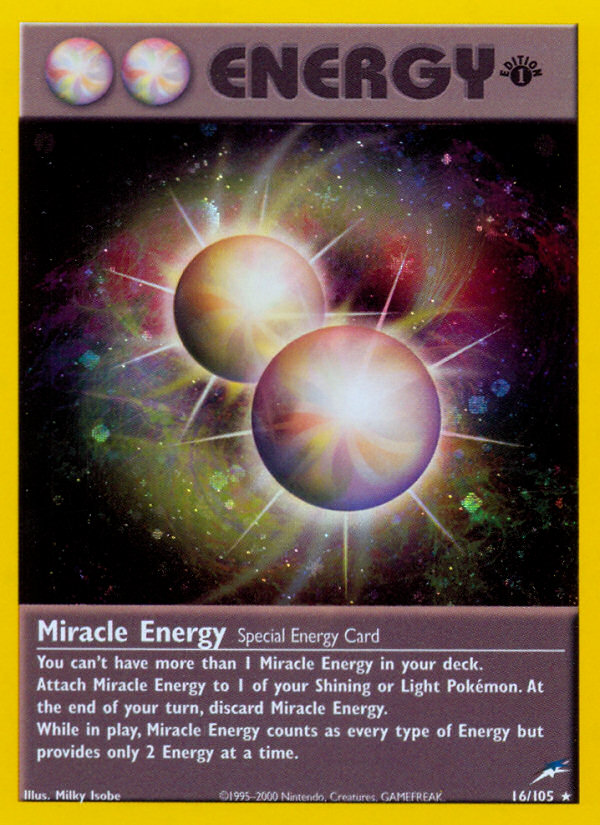 Miracle Energy Pokémon card, Neo Destiny, N4 #16