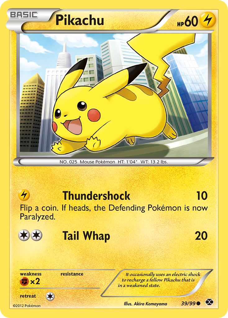 Pikachu Pokémon kartı, Next Destinies, NXD #39