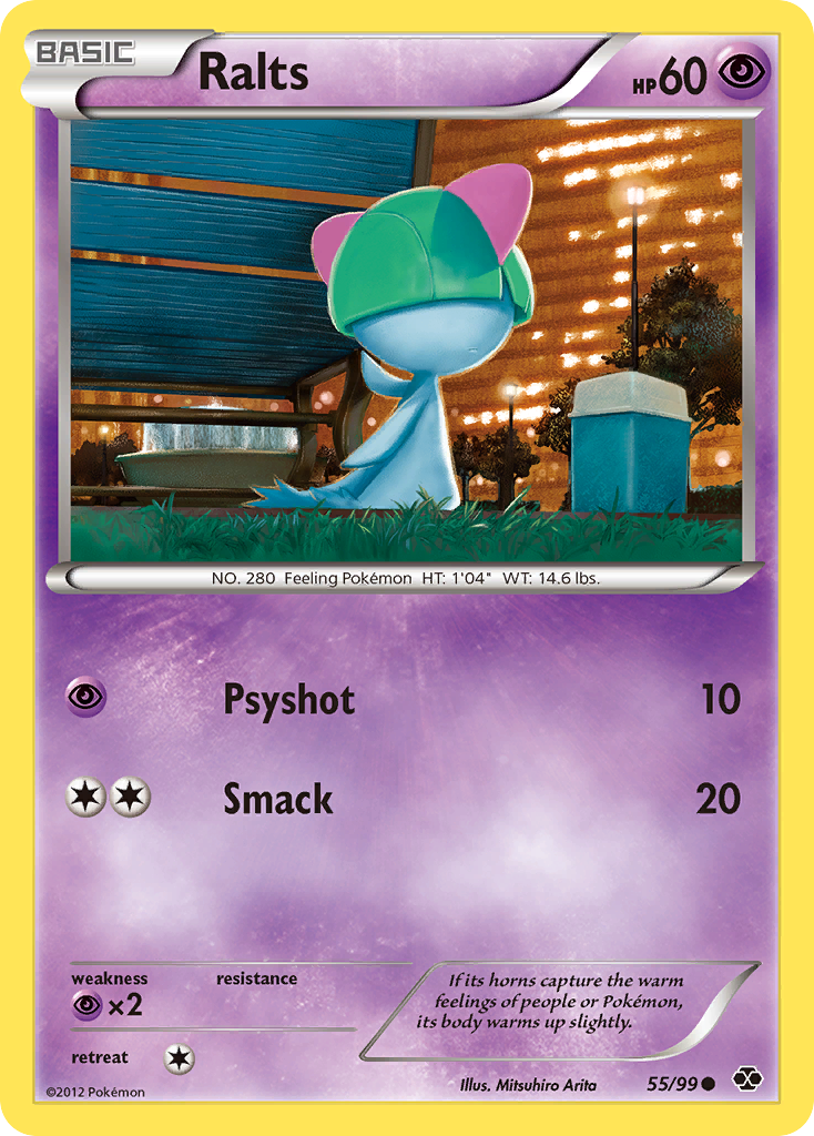 Ralts Pokémon kartı, Next Destinies, NXD #55