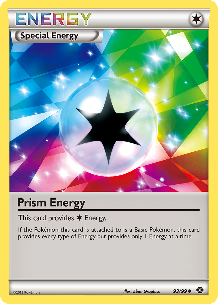 Prism Energy Pokémon card, Next Destinies, NXD #93