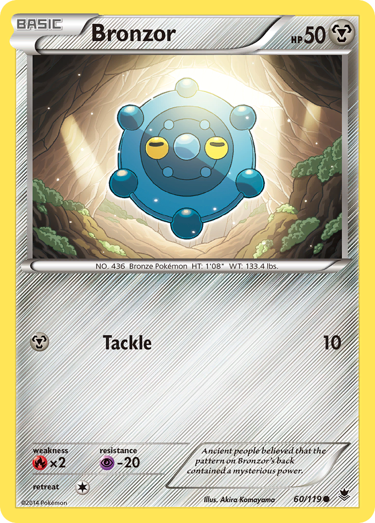 Bronzor Pokémon kartı, Phantom Forces, PHF #60