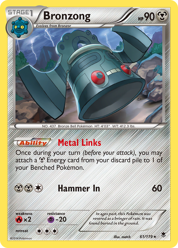 Bronzong Pokémon kartı, Phantom Forces, PHF #61