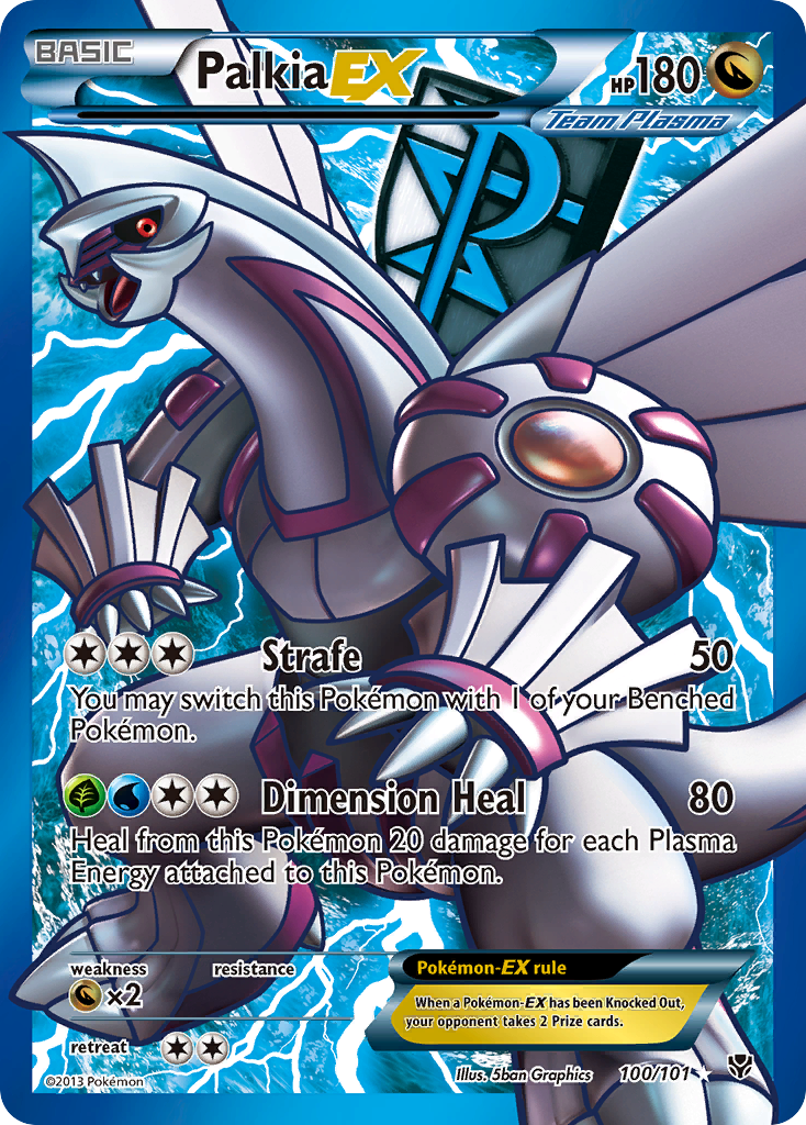 Palkia-EX Pokémon kartı, Plasma Blast, PLB #100