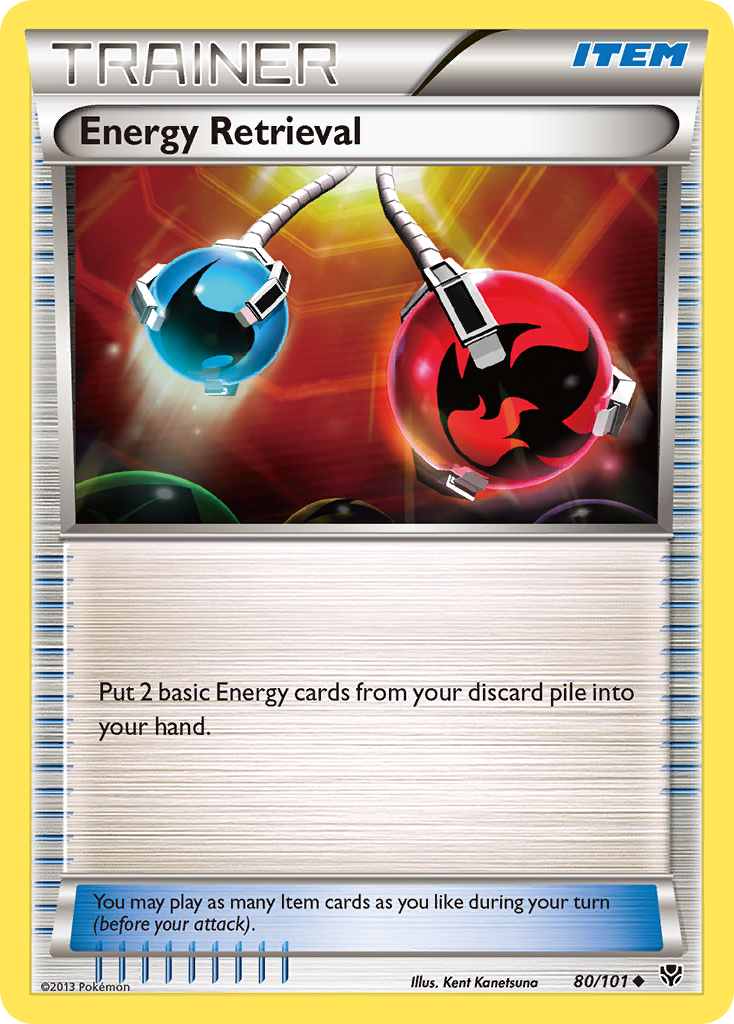 Energy Retrieval Pokémon kartı, Plasma Blast, PLB #80