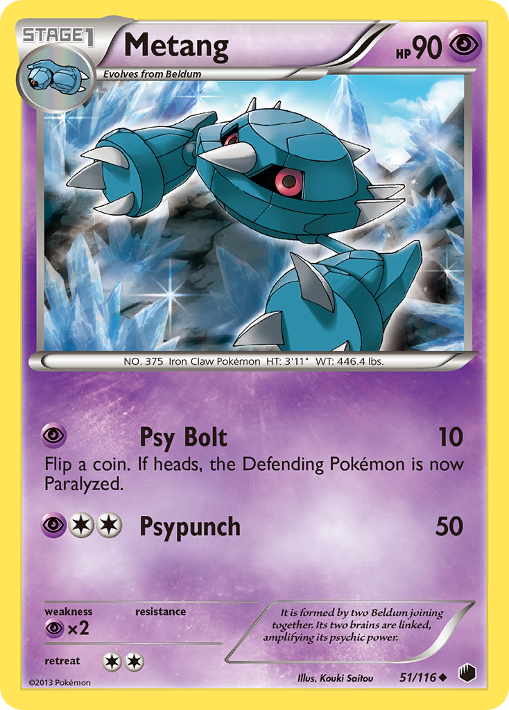 Metang Pokémon kartı, Plasma Freeze, PLF #51