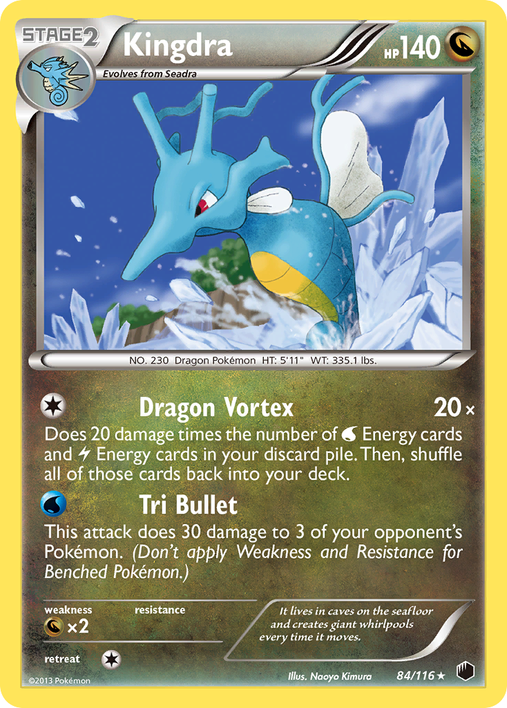 Kingdra Pokémon kartı, Plasma Freeze, PLF #84