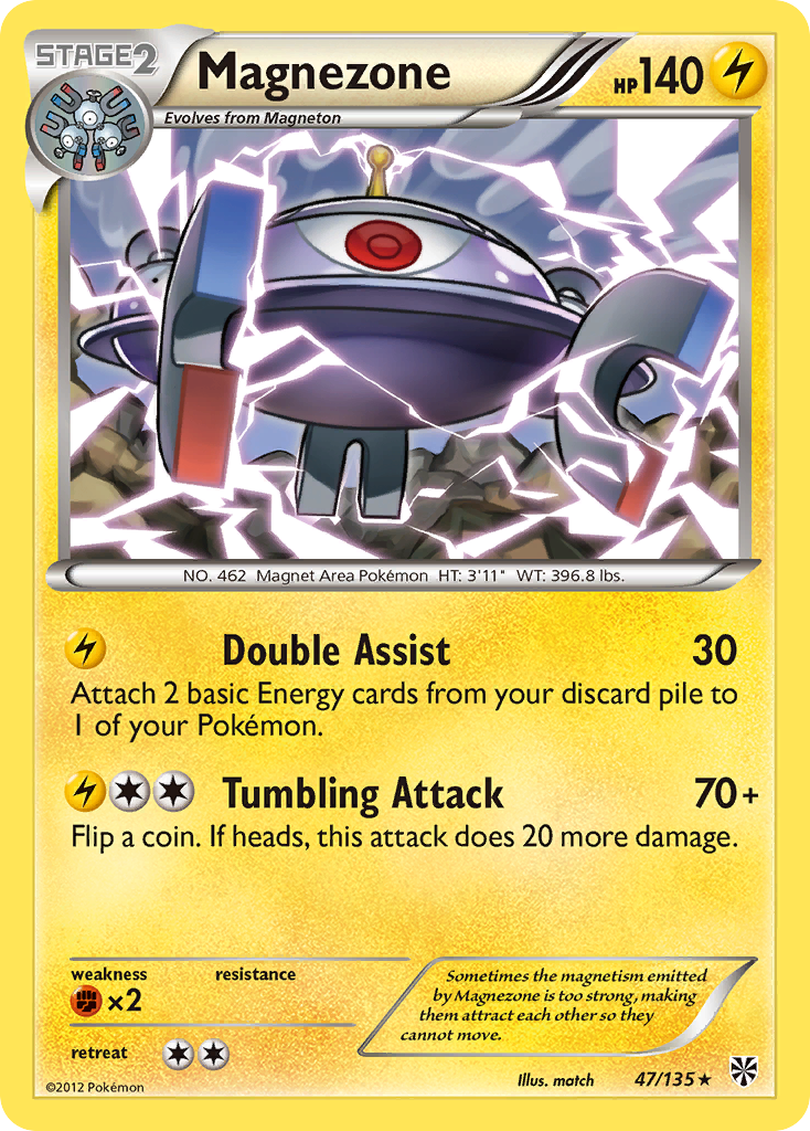 Magnezone Pokémon kartı, Plasma Storm, PLS #47